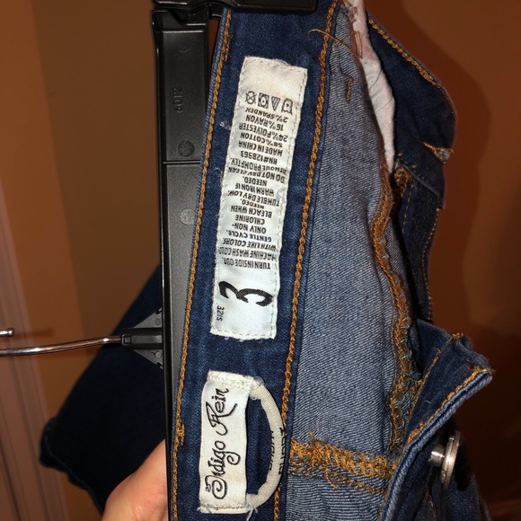 Indigo Rein Cutoff Jean Shorts - Size 3 - Picture 5 of 5